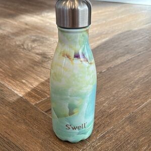 S'well Mint & Aqua Marble Insulated Bottle with Stainless Cap 9oz